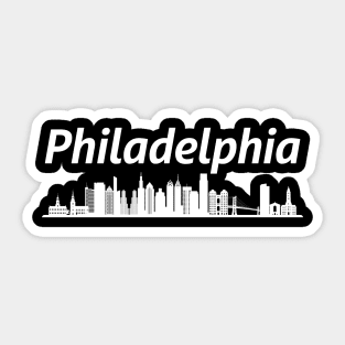 Philadelphia Skyline Sticker